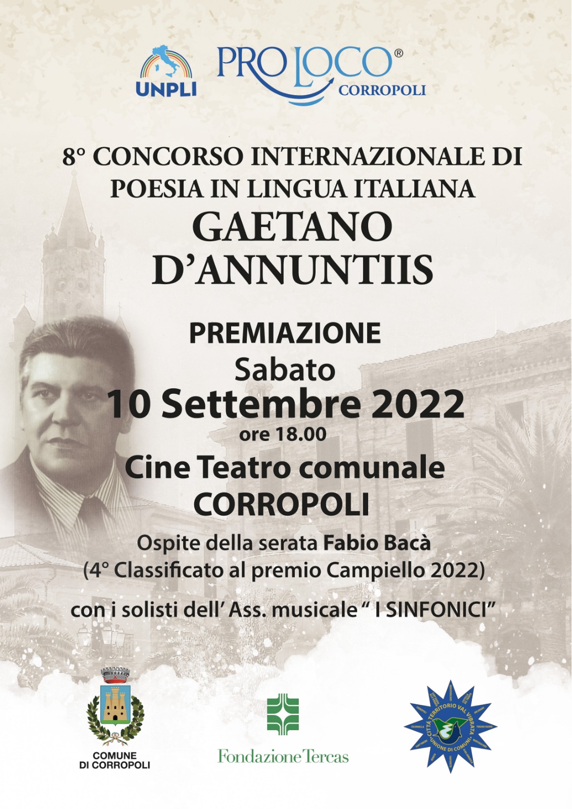 Premiazione 8° Concorso internazionale di poesia in lingua italiana 